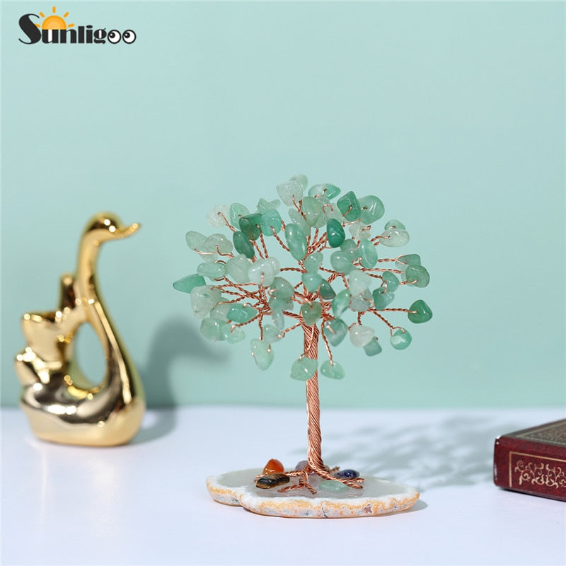 Mini Crystal Aventurine Money Tree, Manifest your Desires