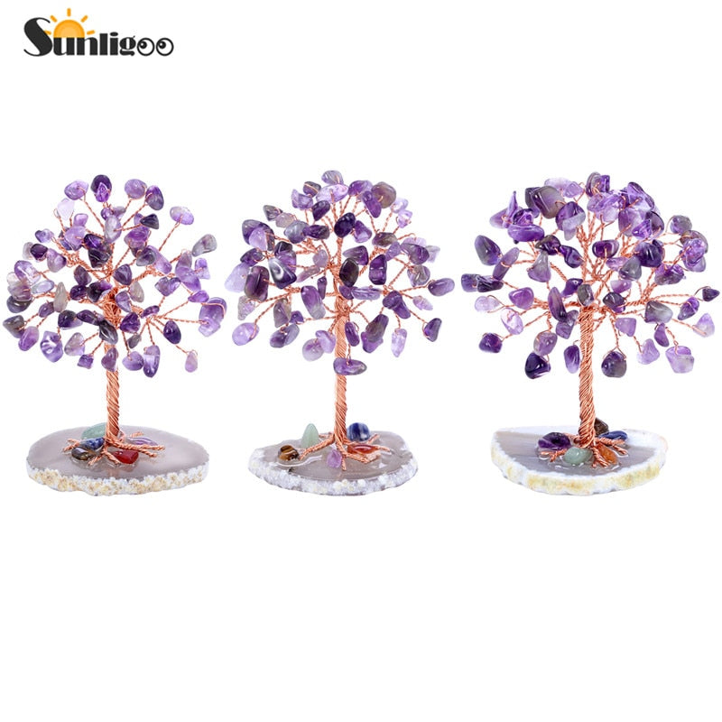 Amethyst Anxiety Clearing Tree Manifest your Desires