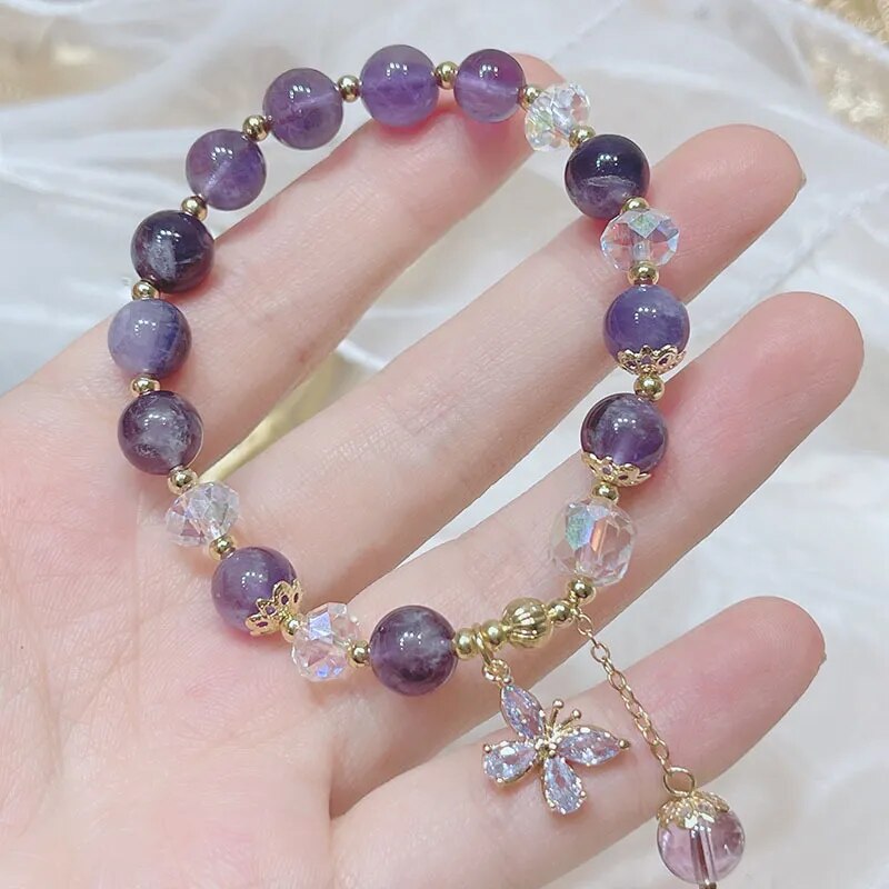 Natural Amethyst Bracelet