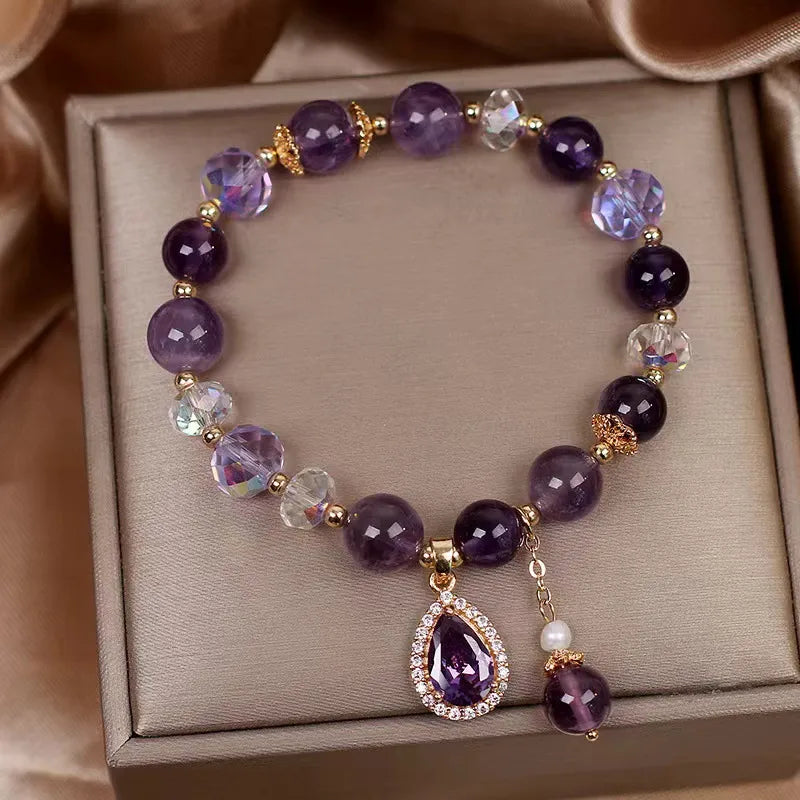 Natural Amethyst Bracelet