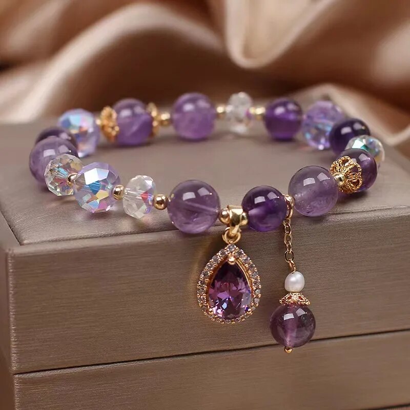 Natural Amethyst Bracelet